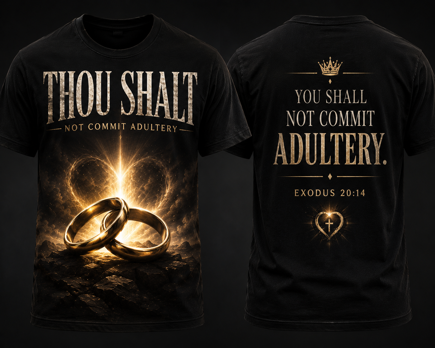 Thou Shalt Not Commit Adultery Tee – Exodus 20:14